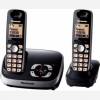 Panasonic KX-TG6522GB black Duo Cordless Phone Set 2 pcs. Interior, photo screen, open chat